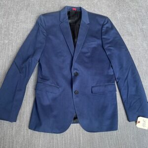 Hugo Boss Blazer Jacket Mens 40R Aeris Blue Regular Fit Single Breasted Formal